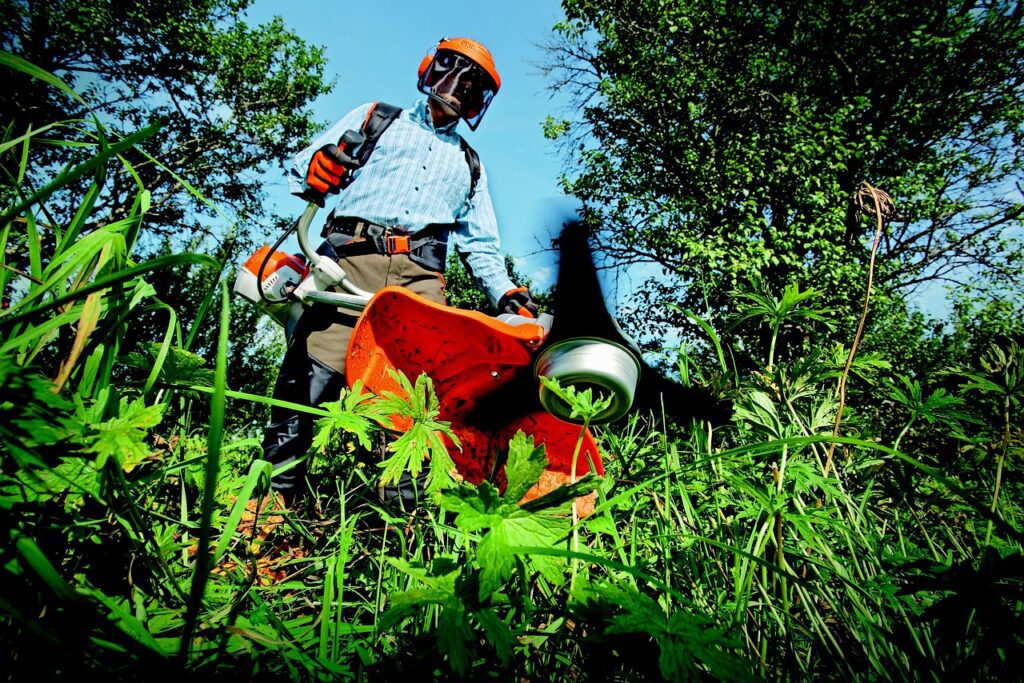 garden, grass cutter, nature